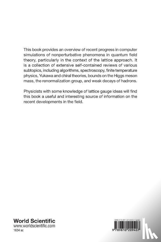 Creutz M - Quantum Fields On The Computer