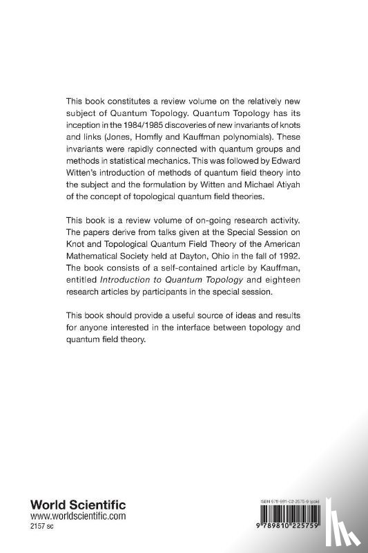 Kauffman Louis - Quantum Topology