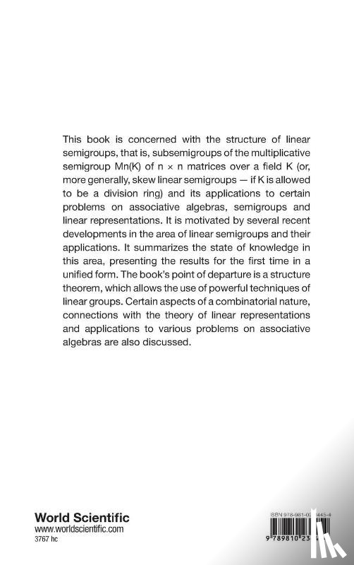 Okninski, Jan (Warsaw Univ - Semigroups Of Matrices