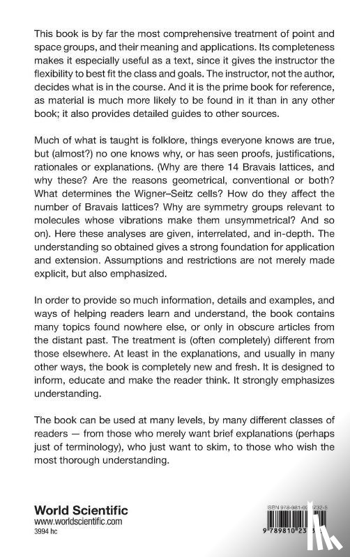 Ronald (.) Mirman - Point Groups, Space Groups, Crystals, Molecules