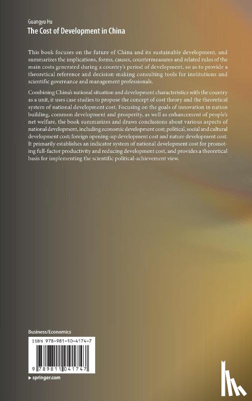 Hu, Guangyu - The Cost of Development in China