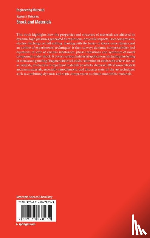 Batsanov, Stepan S. - Shock and Materials