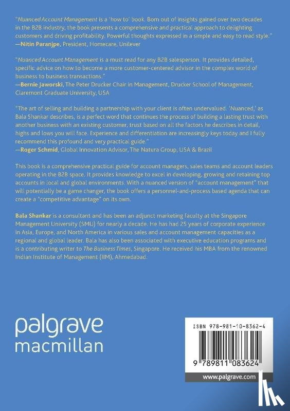 Shankar, Bala - Nuanced Account Management