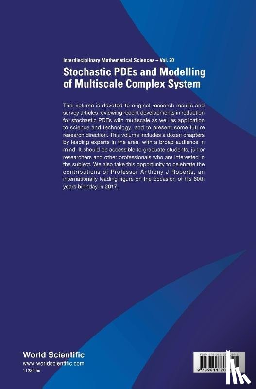  - Stochastic Pdes And Modelling Of Multiscale Complex System
