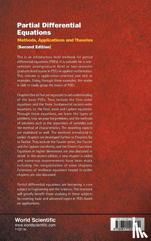 Hattori, Harumi (West Virginia Univ - Partial Differential Equations: Methods, Applications And Theories (2nd Edition)