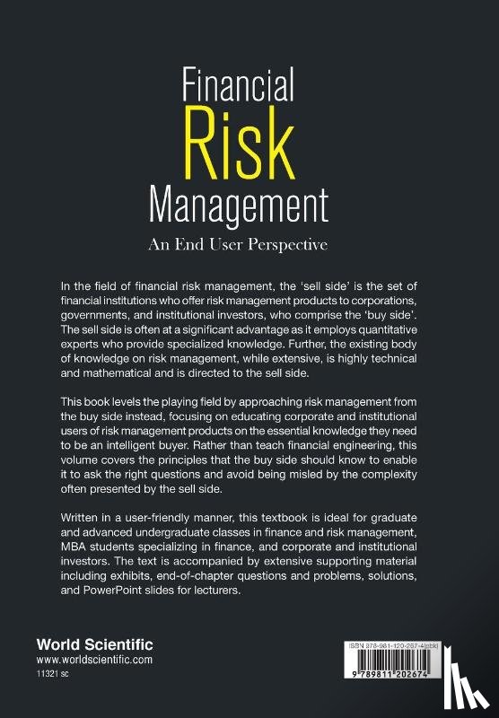 Chance, Don M (Louisiana State Univ - Financial Risk Management: An End User Perspective