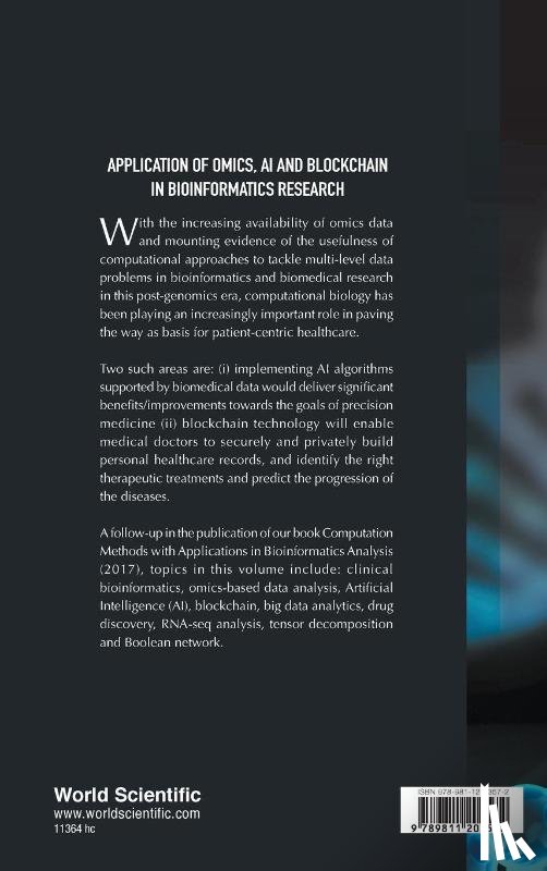  - Application Of Omics, Ai And Blockchain In Bioinformatics Research