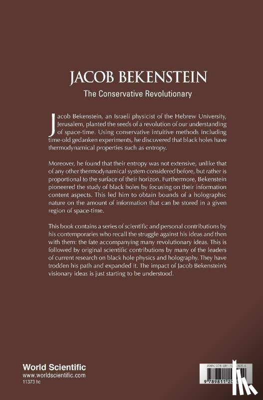  - Jacob Bekenstein: The Conservative Revolutionary