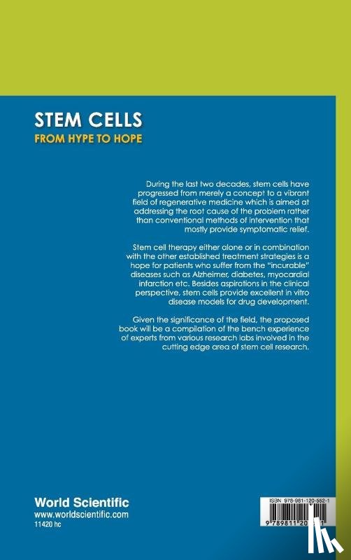  - Stem Cells: From Hype To Hope