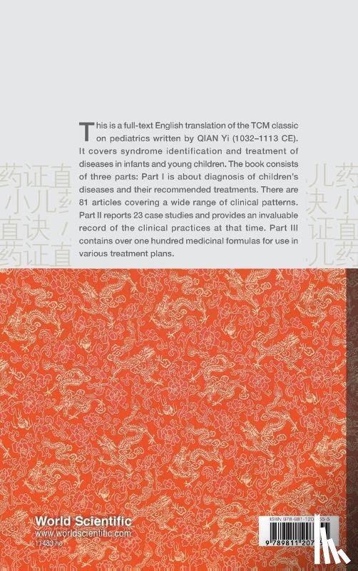 Qian, Yi (Song Dynasty - Concise Guide To Medicinal Application In Pediatrics: Translation Of Xiao Er Yao Zheng Zhi Jue