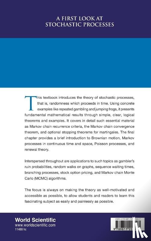 Rosenthal, Jeffrey S (Univ Toronto - First Look At Stochastic Processes, A
