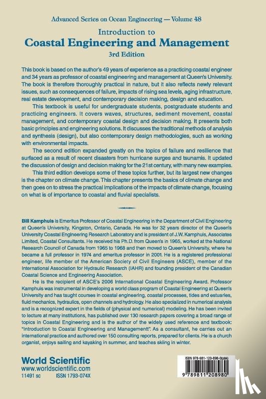 Kamphuis, J William (Queen's Univ - Introduction To Coastal Engineering And Management (Third Edition)