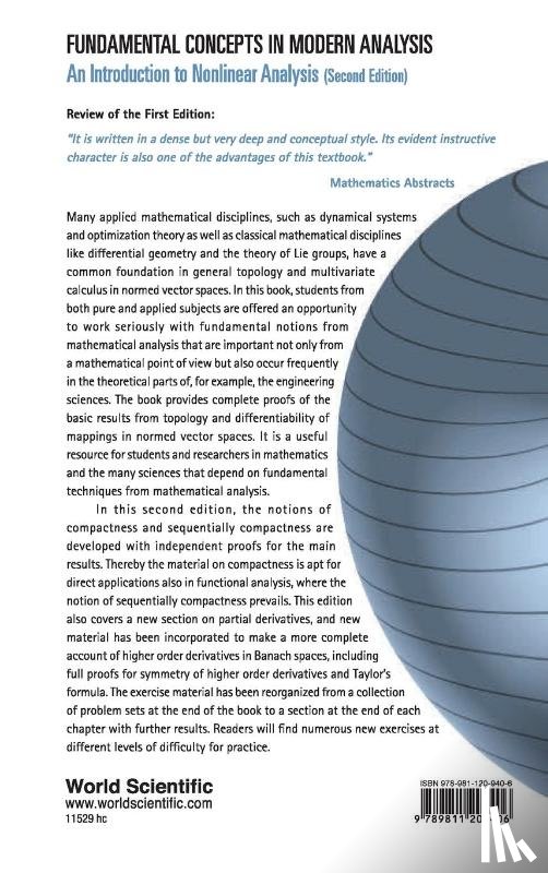 Hansen, Vagn Lundsgaard (Technical Univ Of Denmark - Fundamental Concepts In Modern Analysis: An Introduction To Nonlinear Analysis