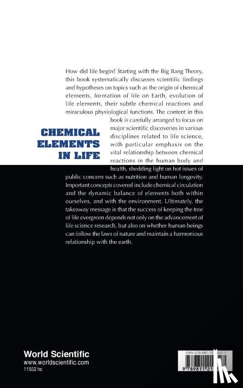 Zhu, Wansen (Fudan Univ - Chemical Elements In Life