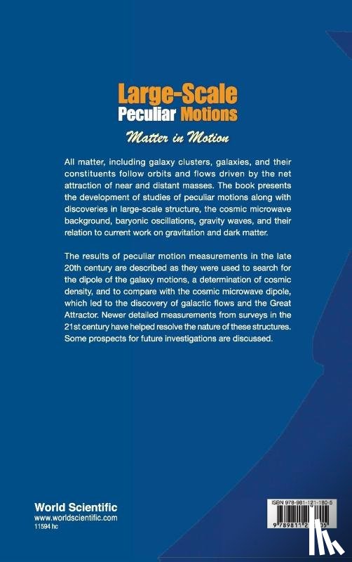 Wegner, Gary A (Dartmouth College - Large-scale Peculiar Motions: Matter In Motion