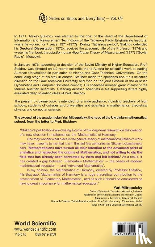 Stakhov, Alexey (Int'l Club Of The Golden Section - Mathematics Of Harmony As A New Interdisciplinary Direction And "Golden" Paradigm Of Modern Science-volume 3:the "Golden" Paradigm Of Modern Science: Prerequisite For The "Golden" Revolution In Mathematics,computer Science,and Theoretical Natural Sc