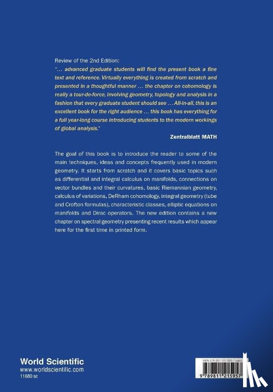 Nicolaescu, Liviu I (Univ Of Notre Dame - Lectures On The Geometry Of Manifolds (Third Edition)