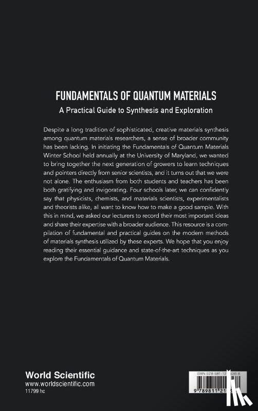  - Fundamentals Of Quantum Materials: A Practical Guide To Synthesis And Exploration