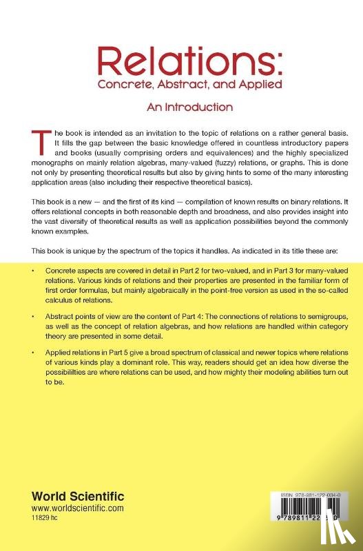 Toth, Herbert (-) - Relations: Concrete, Abstract, And Applied - An Introduction
