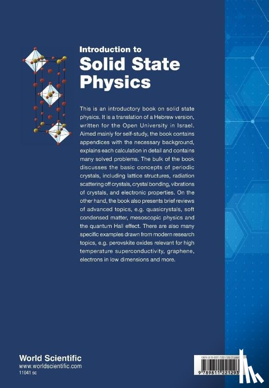 Amnon (Ben-gurion Univ, Israel & Tel Aviv Univ, Israel) Aharony, Ora (Ben-gurion Univ Of The Negev, Israel & Tel Aviv Univ, Israel) Entin-wohlman - Introduction To Solid State Physics
