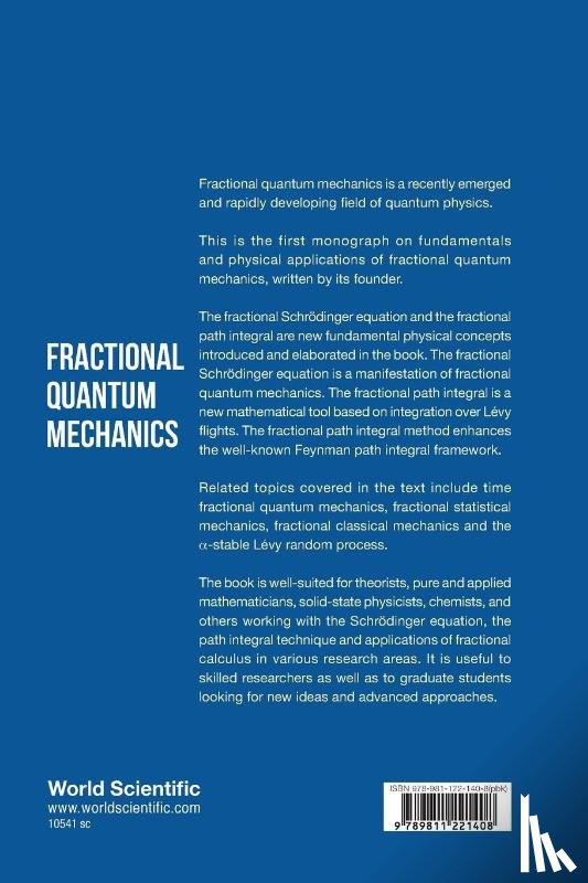 Nick (Topquark Inc, Canada) Laskin - Fractional Quantum Mechanics