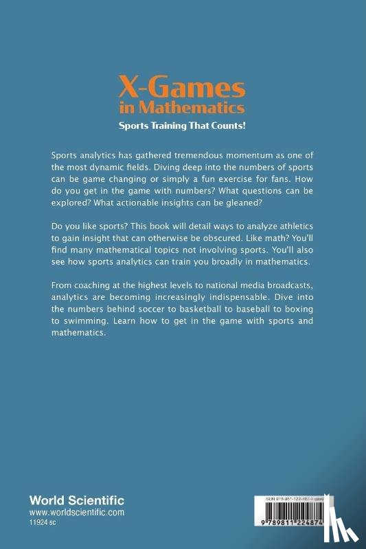 Chartier, Timothy P (Davidson College - X Games In Mathematics: Sports Training That Counts!