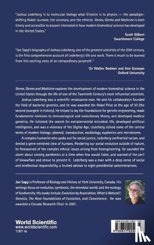 Sapp, Jan - Genes, Germs And Medicine: The Life Of Joshua Lederberg