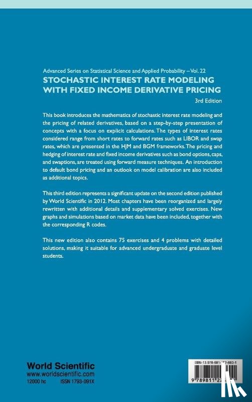 Privault, Nicolas (Ntu - Stochastic Interest Rate Modeling With Fixed Income Derivative Pricing (Third Edition)