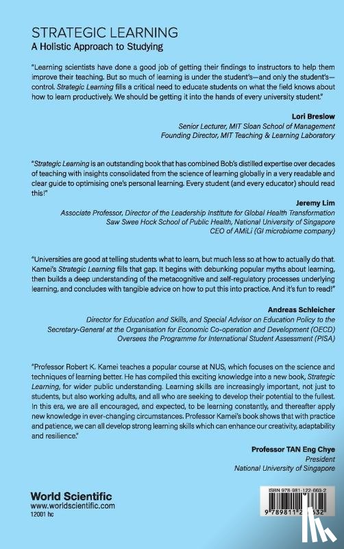 Kamei, Robert K (Nus - Strategic Learning: A Holistic Approach To Studying