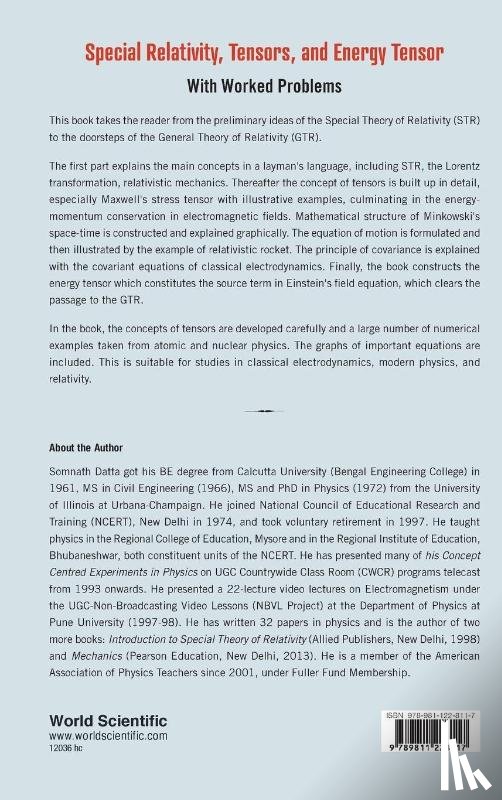Datta, Somnath (Nat'l Council Of Educational Research And Training - Special Relativity, Tensors, And Energy Tensor: With Worked Problems