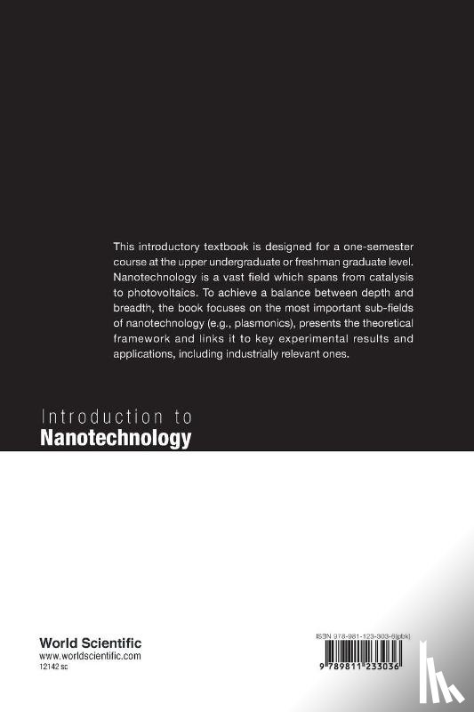 Bertino, Massimo F (Virginia Commonwealth Univ - Introduction To Nanotechnology