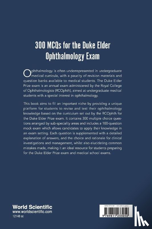 Patel, Anmol (Dartford And Gravesham Nhs Trust, Abdulhussein, Dalia (Imperial College London, Kalkat, Harkaran (Sandwell And West Birmingham Hospitals Nhs Trust, Sim, Peng Yong (Moorfields Eye Hospital - 300 Mcqs For The Duke Elder Ophthalmology Exam