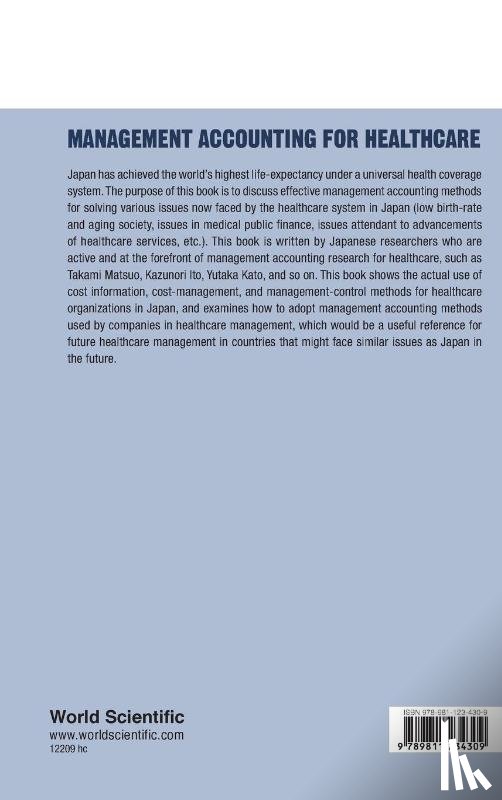  - Management Accounting For Healthcare