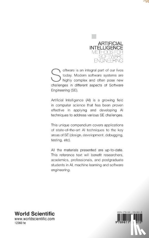  - Artificial Intelligence Methods For Software Engineering