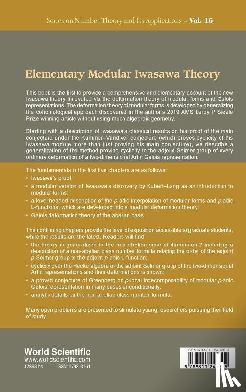 Hida, Haruzo (Univ Of California - Elementary Modular Iwasawa Theory
