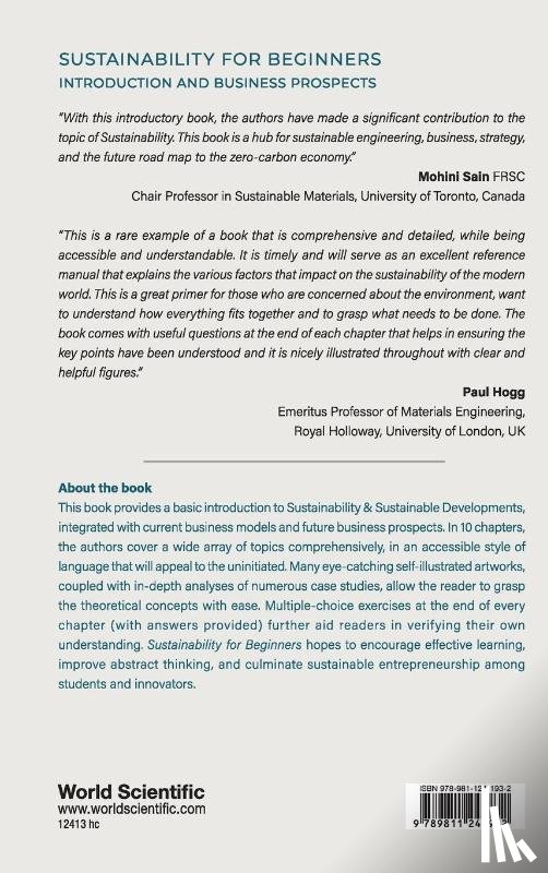 Tamil Selvan, Ramadoss (Nus, Ramakrishna, Seeram (Nus - Sustainability For Beginners: Introduction And Business Prospects