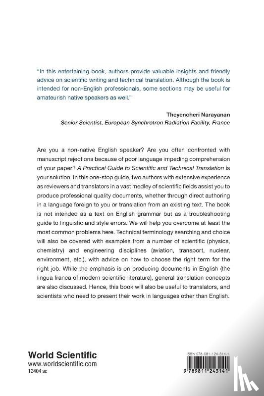 Mitchell, James Brian Alexander (Merl-consulting Sas, Florescu-mitchell, Anca Irina (Merl-consulting Sas - Practical Guide To Scientific And Technical Translation, A: Publishing, Style And Terminology
