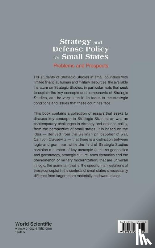  - Strategy And Defense Policy For Small States: Problems And Prospects