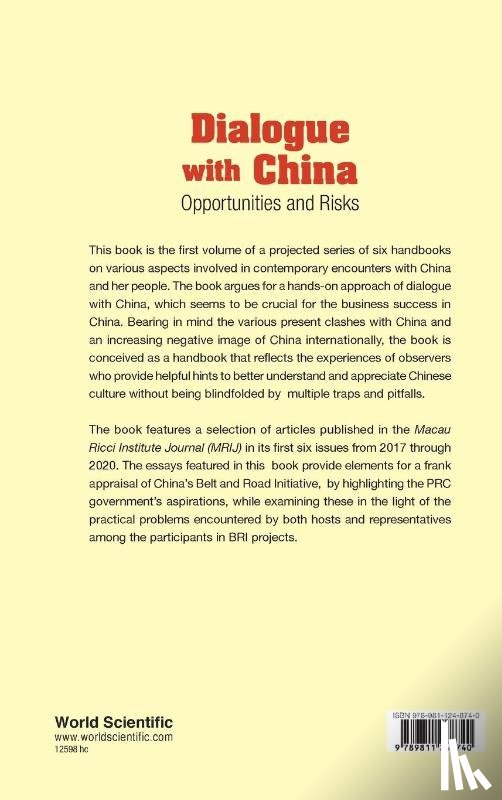  - Dialogue With China: Opportunities And Risks