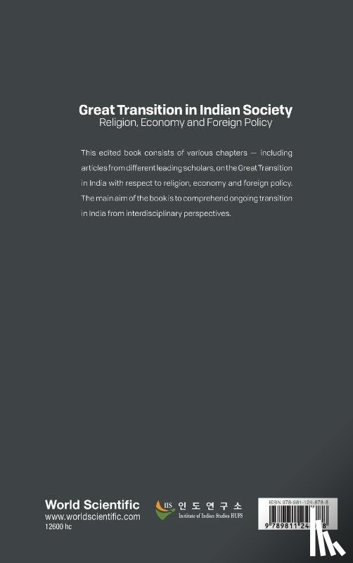  - Great Transition In Indian Society: Religion, Economy And Foreign Policy