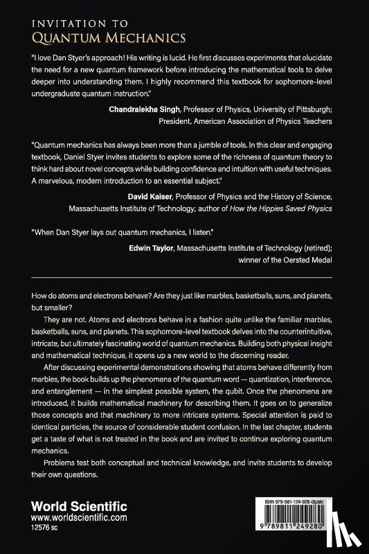 Styer, Daniel F (Oberlin College - Invitation To Quantum Mechanics