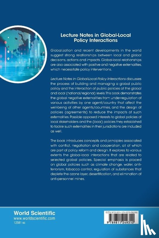 Dinar, Ariel (Univ Of California - Lecture Notes In Global-local Policy Interactions