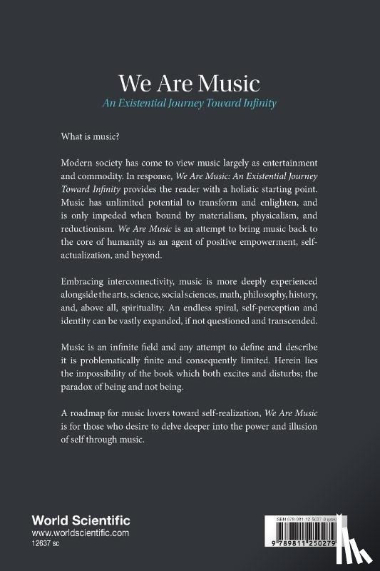 Sharpley, John Stephen (Lasalle College Of The Arts - We Are Music: An Existential Journey Toward Infinity