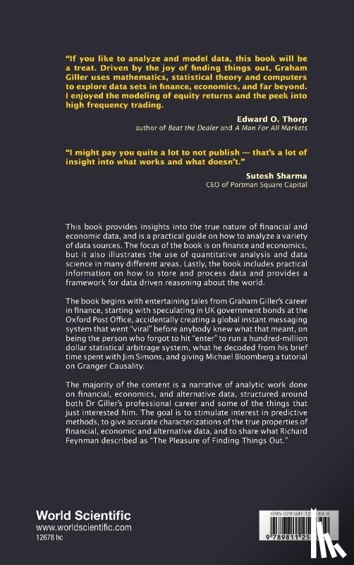 Giller, Graham L (Giller Inverstments - Adventures In Financial Data Science: The Empirical Properties Of Financial And Economic Data