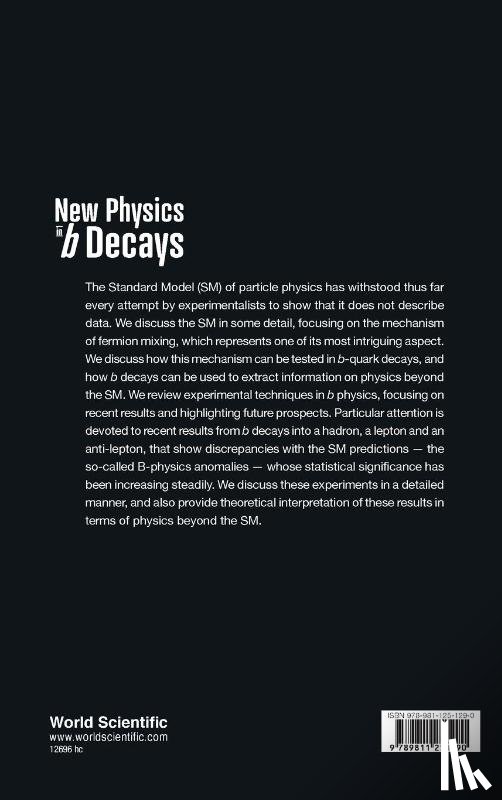 Stone, Sheldon (Syracuse Univ, Artuso, Marina (Syracuse Univ, Isidori, Gino (Univ Of Zurich - New Physics In B Decays