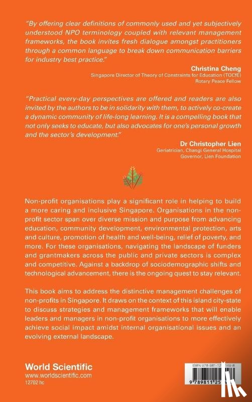 Lim, Caroline S L (Suss, Su, Millie Yun (Suss, Sng, Hock Lin (Suss - Management And Leadership Of Non-profit Organisations In Singapore: A Common Language And Shared Meaning For Transformation