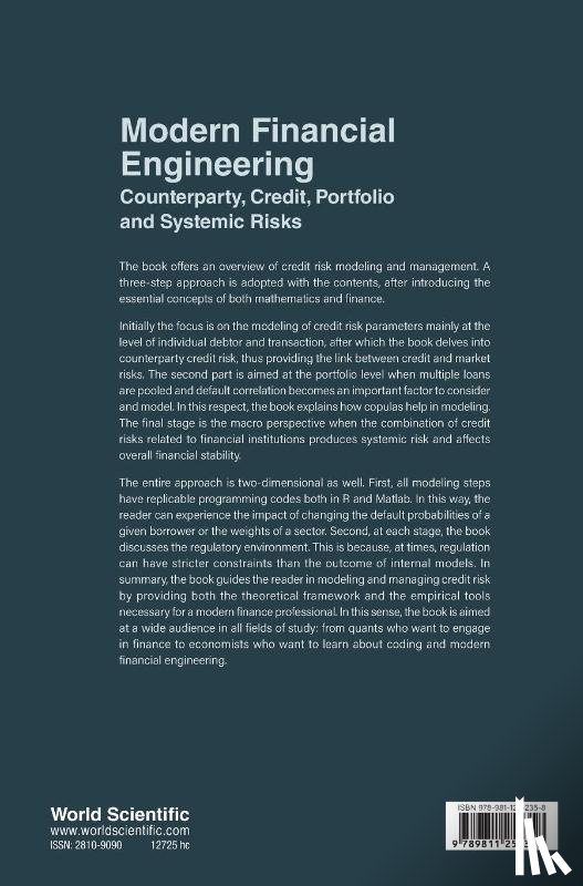 Orlando, Giuseppe (Univ Of Bari, Bufalo, Michele (Univ Of Rome "La Sapienza", Penikas, Henry (Bank Of Russia, Zurlo, Concetta (Accenture - Modern Financial Engineering: Counterparty, Credit, Portfolio And Systemic Risks