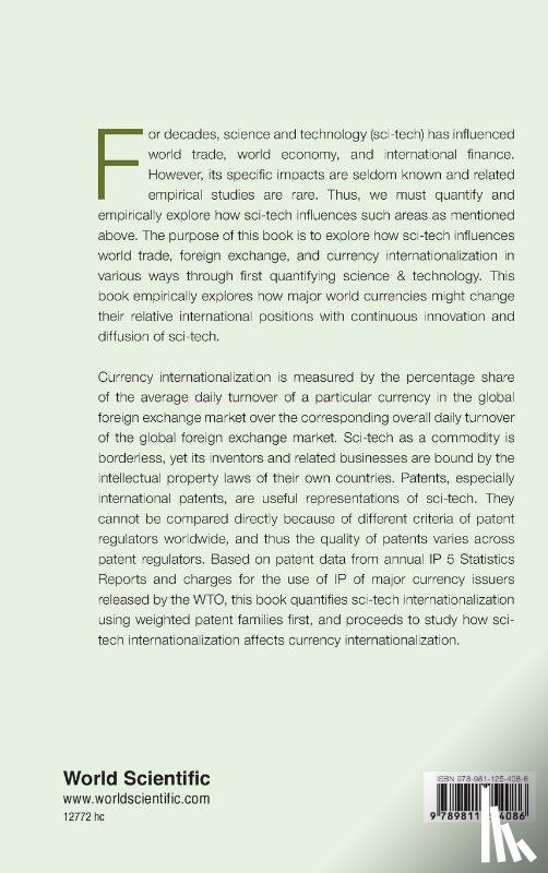 Zhang Peter Guangping - IMPACTS SCIENCE & TECHNOLOGY CURRENCY INTERNATIONALIZATION