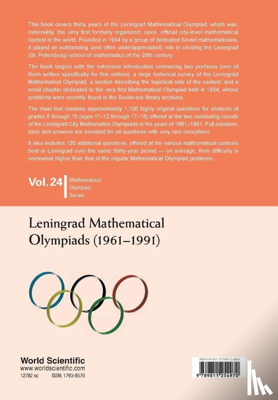 Fomin, Dmitri V (St Petersburg State University - Leningrad Mathematical Olympiads (1961-1991)