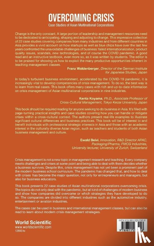 - Overcoming Crisis: Case Studies Of Asian Multinational Corporations